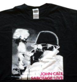 画像1: JohnCale／SABOTAGE  ブラック　Mサイズ
