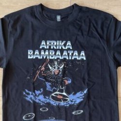 画像1: AfricaBanbaata／PLANET ROCK  ブラック　Mサイズ