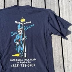 画像1: Walt's／ SS  6周年 Tシャツ　ネイビー USA製