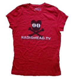 画像1: RadioHead／RADIOHEAD TV WOMEN  レッド　Mサイズ