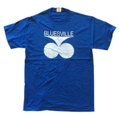 画像1: Bluesville／LOGO  ロイヤルブルー　Mサイズ