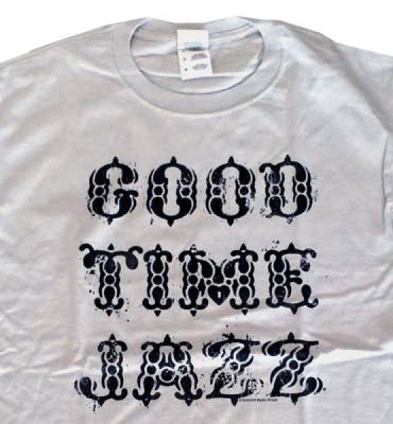 画像1: Good Time Jazz／LOGO  ライトグレー　Mサイズ (1)