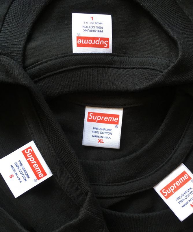 supreme blank tee